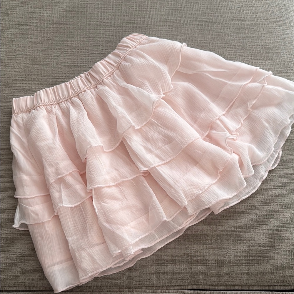 Abercrombie Kids Pink Ruffle Skirt
